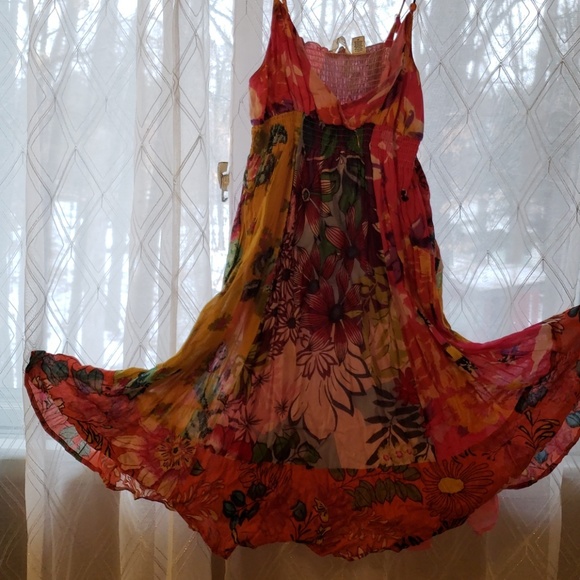 Derek Heart Dresses & Skirts - DEREK HEART Made in India cotton flower dress